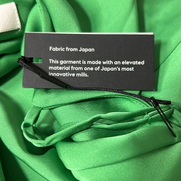 Aritzia Babaton Cowlneck Camisole Green Slinky Japan Fabric Sz XXS NEW - Picture 7 of 12